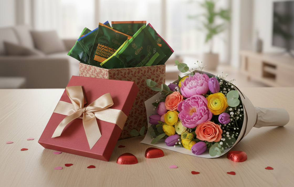 Vánoční balení čajů Eilles